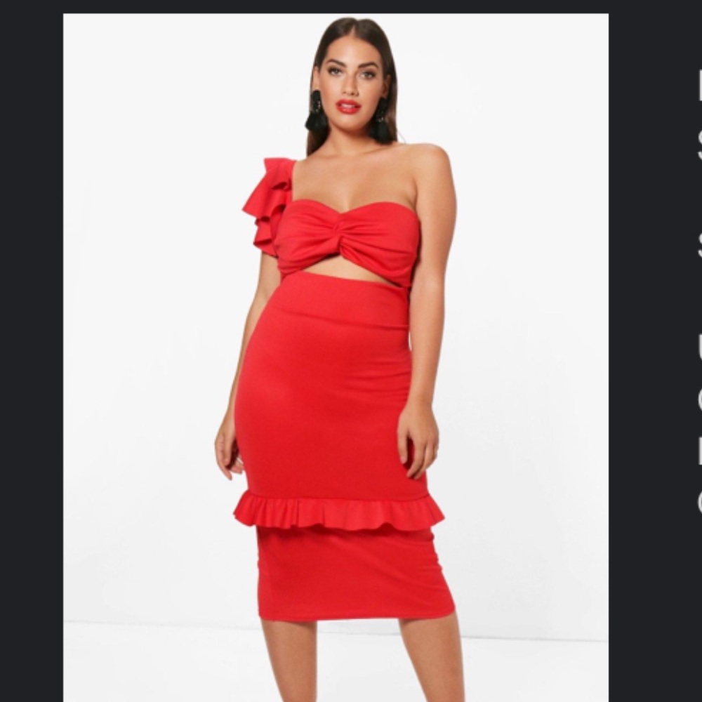 Plus size Party MIDI Dress